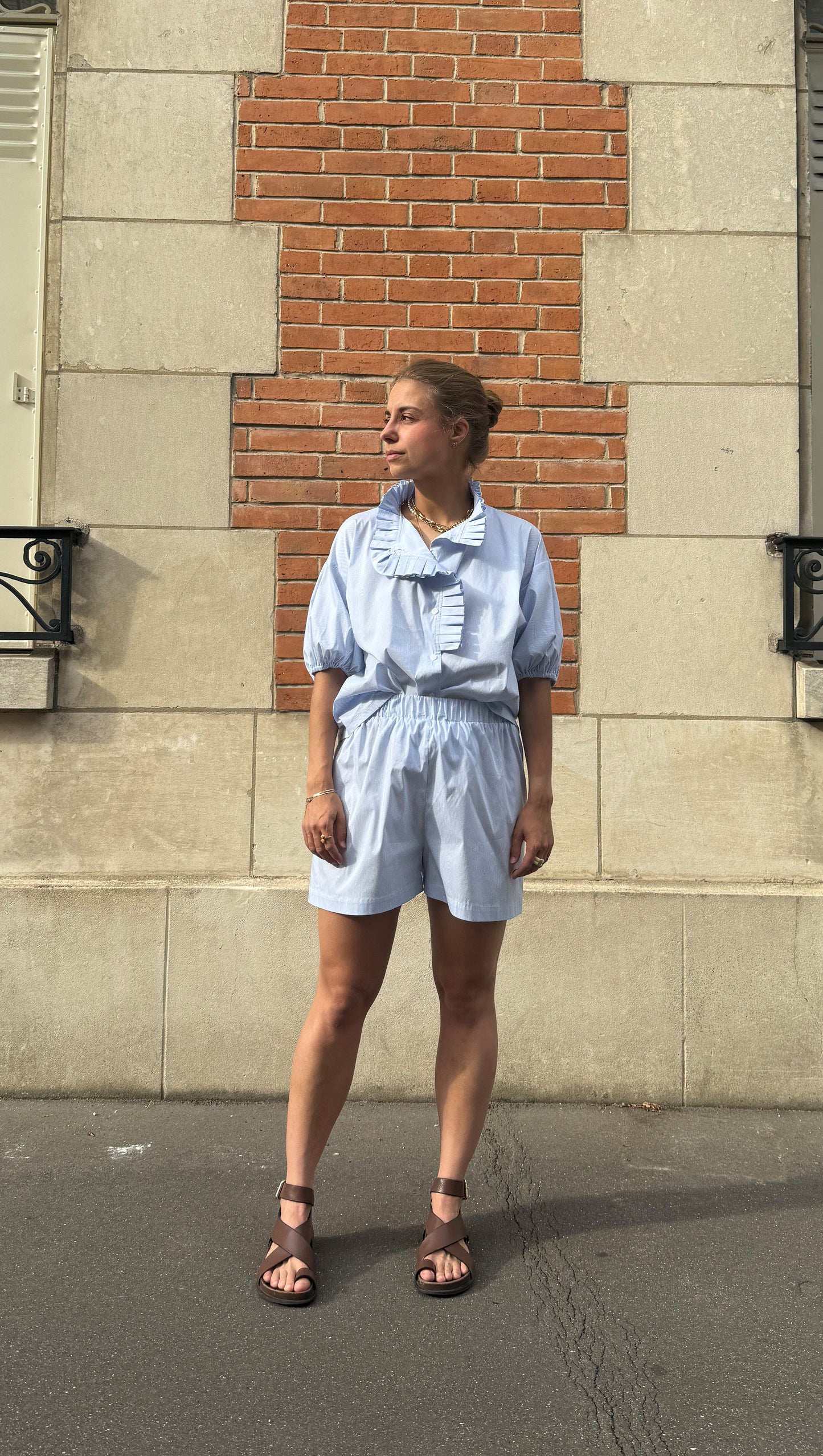 ENSEMBLE ORMEAU BLEU