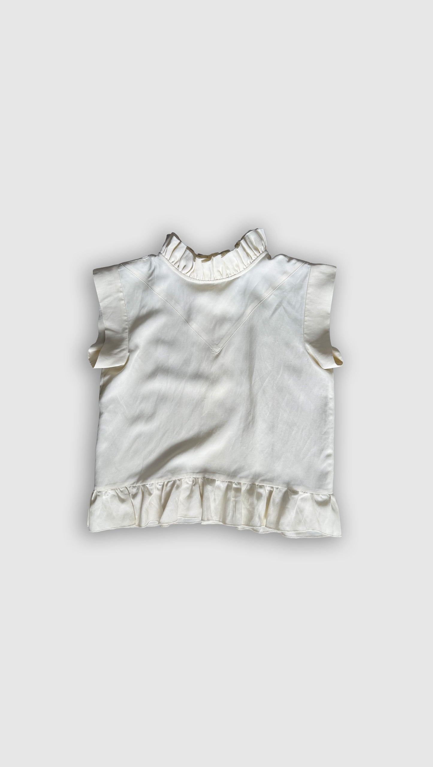 BLOUSE JOCKEY ÉCRUE