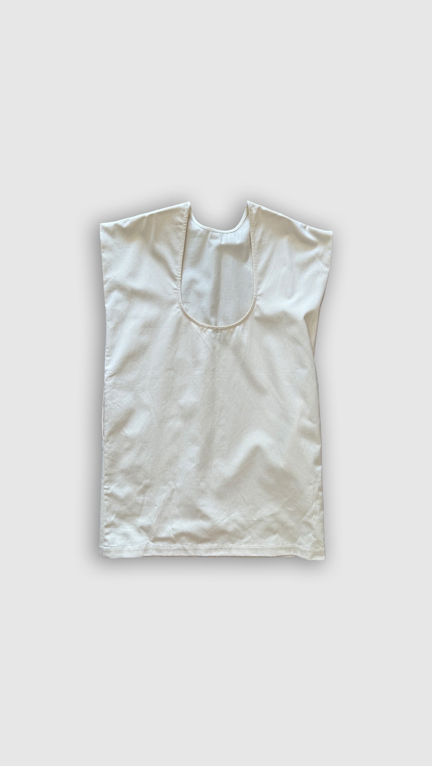 ROBE COURTE WEST ÉCRUE
