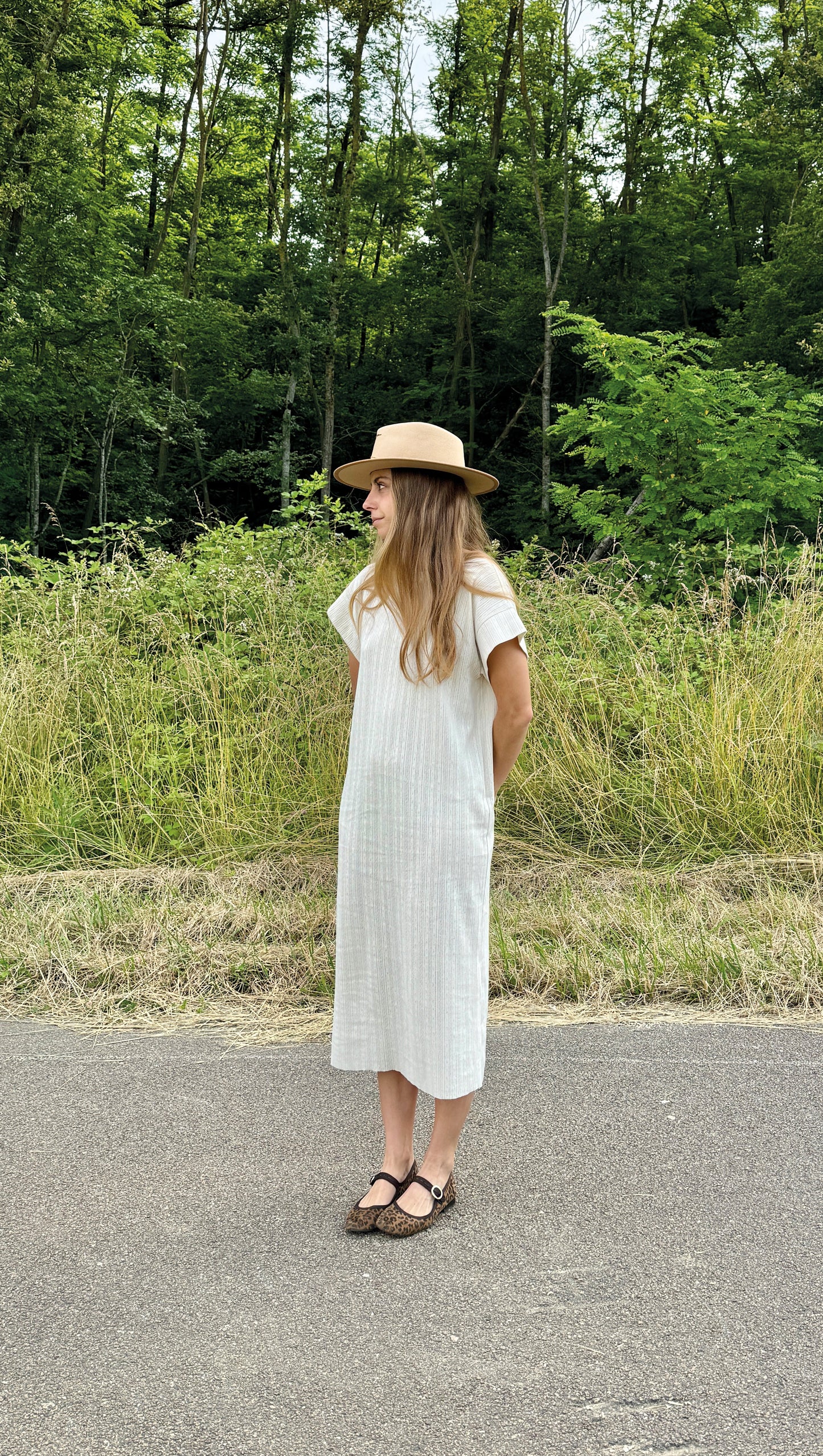 ROBE LONGUE BUCCIN ÉCRUE