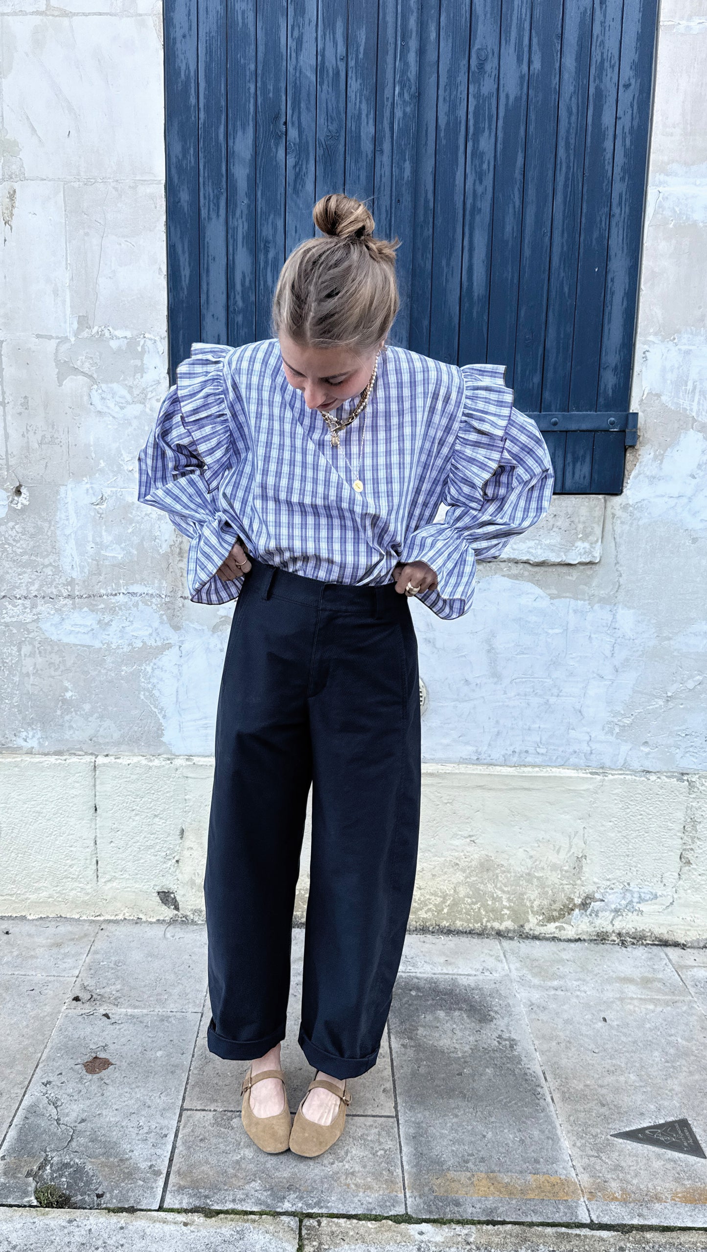 CHEMISIER VÉNUS CARREAUX