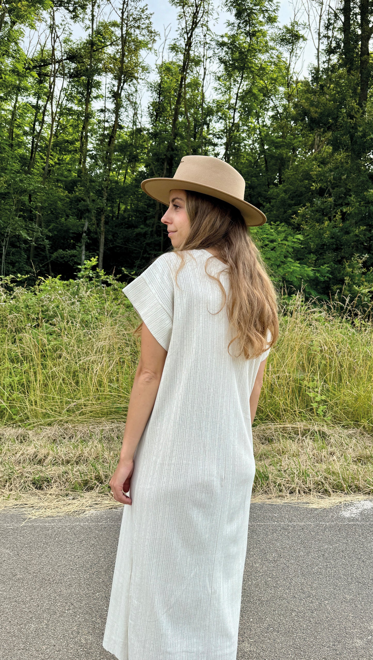 ROBE LONGUE BUCCIN ÉCRUE