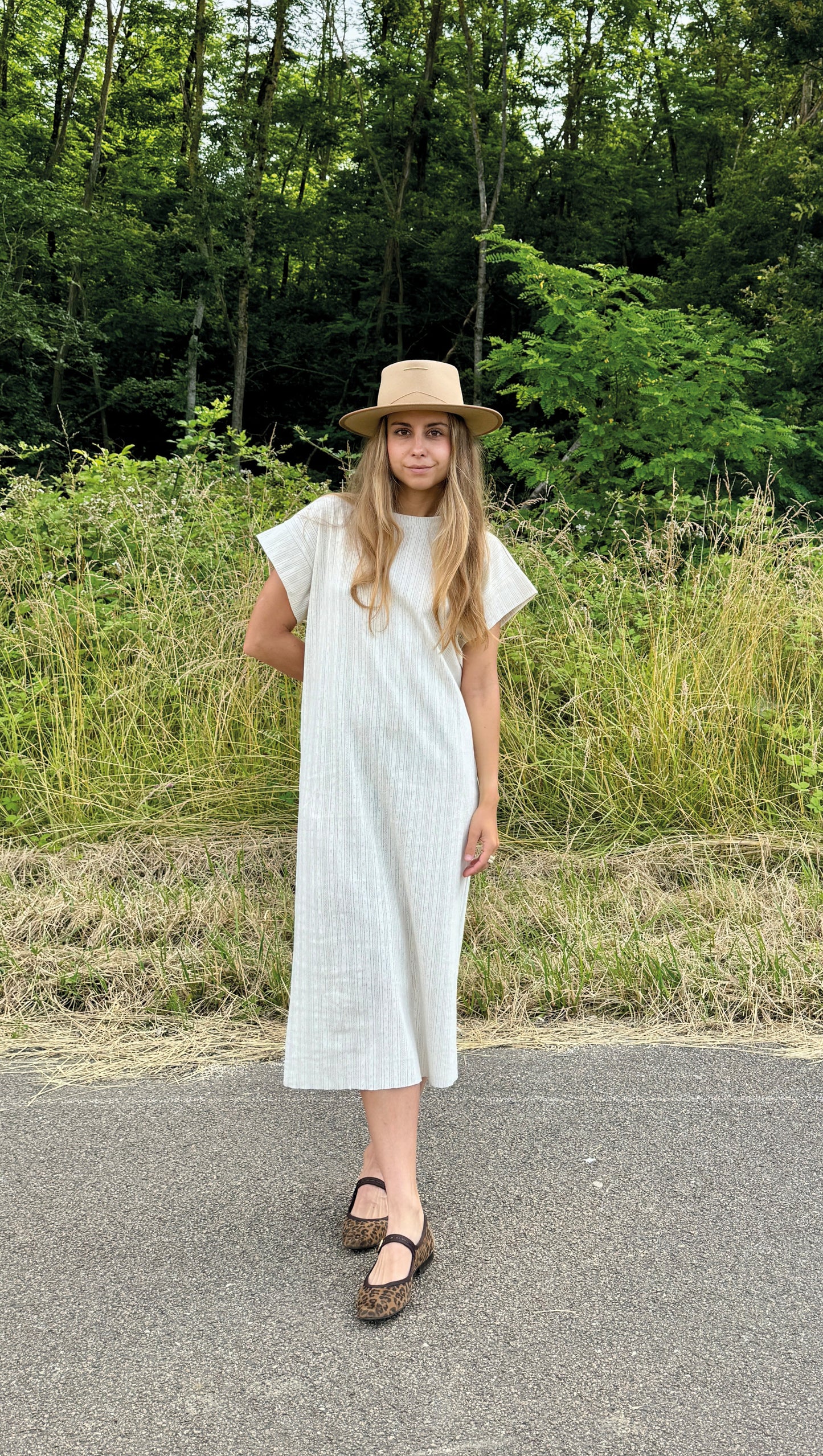 ROBE LONGUE BUCCIN ÉCRUE