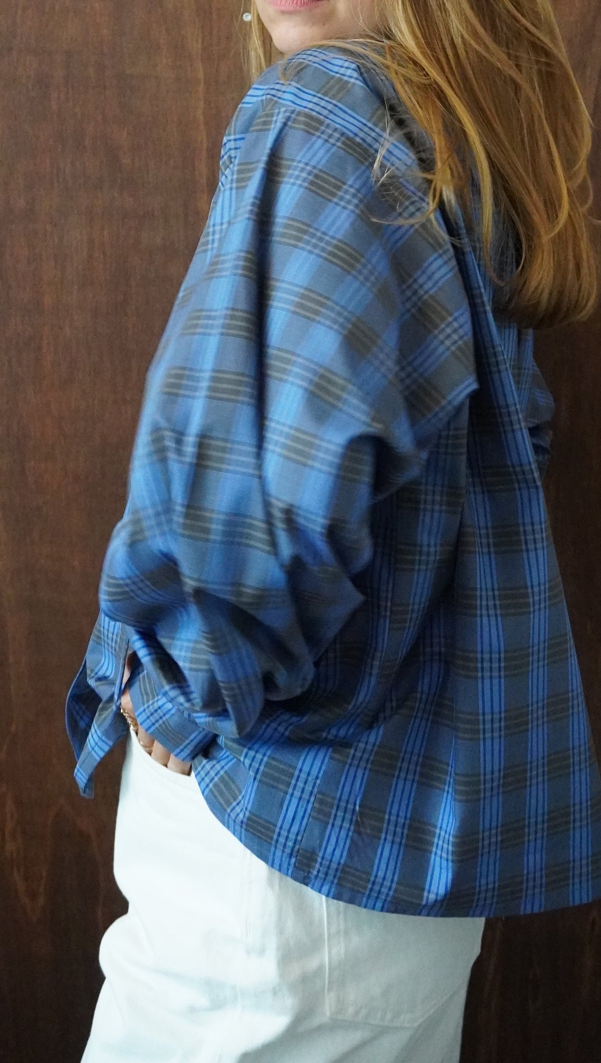 CHEMISIER ALPIN BLEU