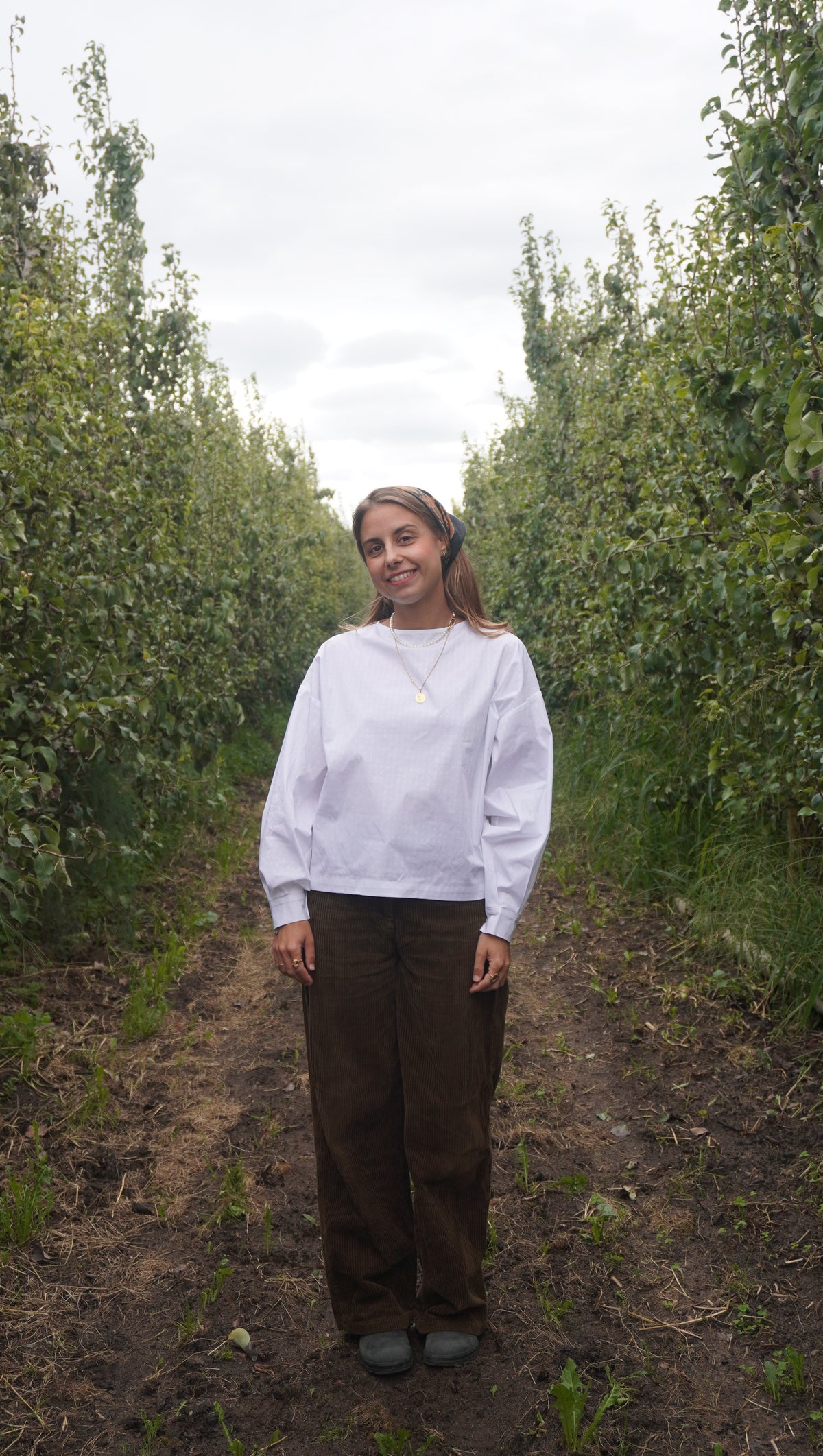 BLOUSE PIN BLANCHE