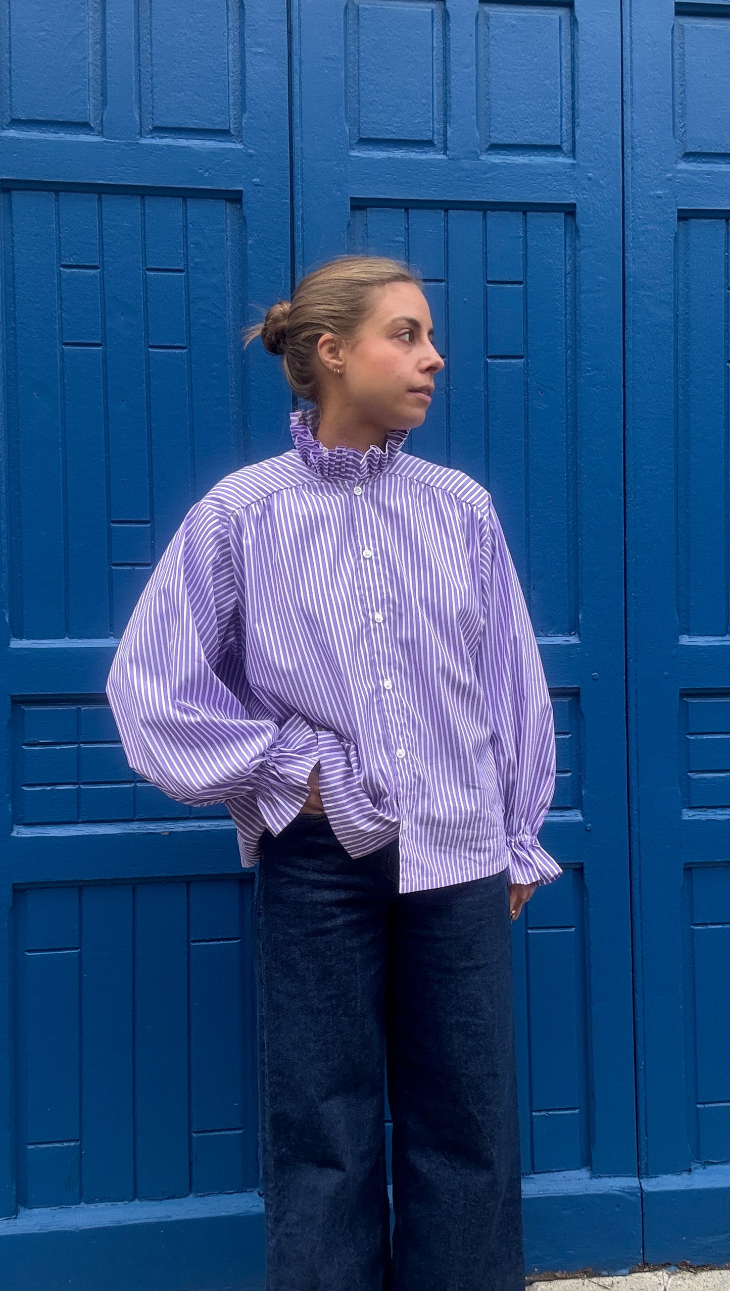 CHEMISIER FOLK RAYURES