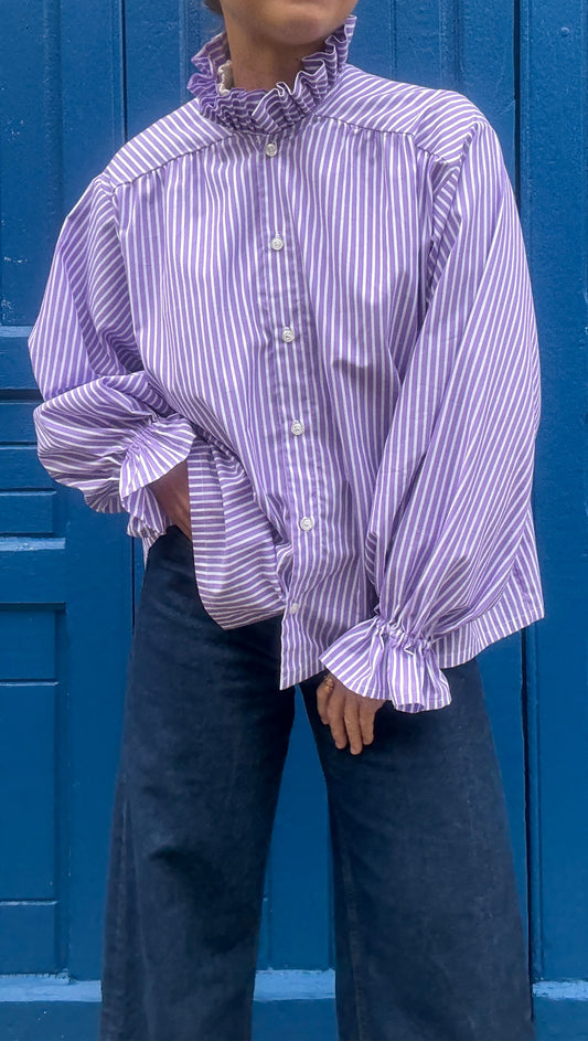 CHEMISIER FOLK RAYURES