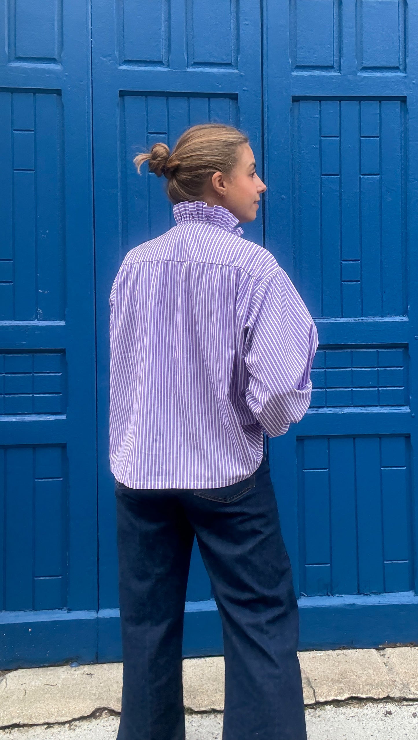 CHEMISIER FOLK RAYURES