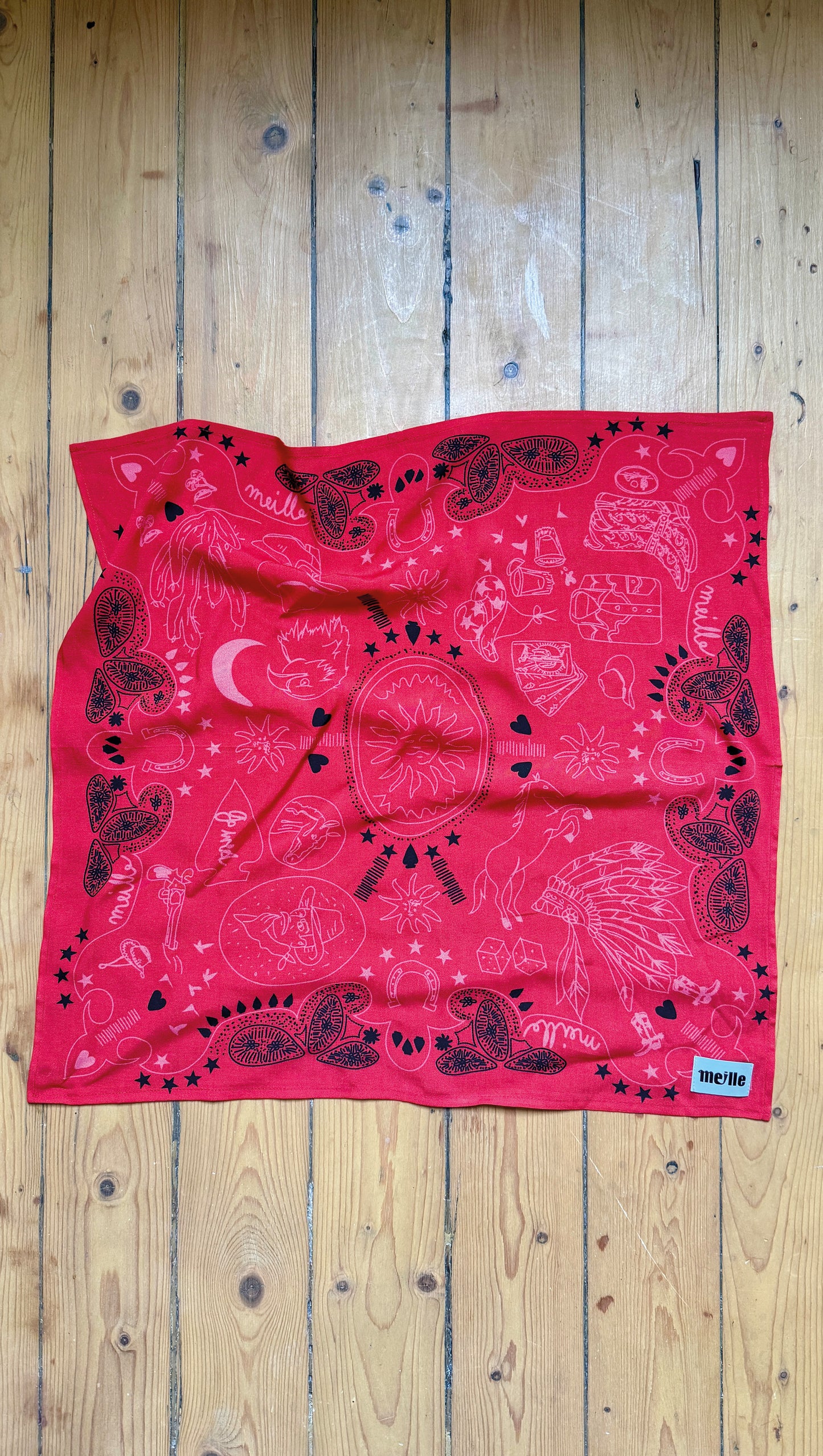 FOULARD SPIRIT ROUGE