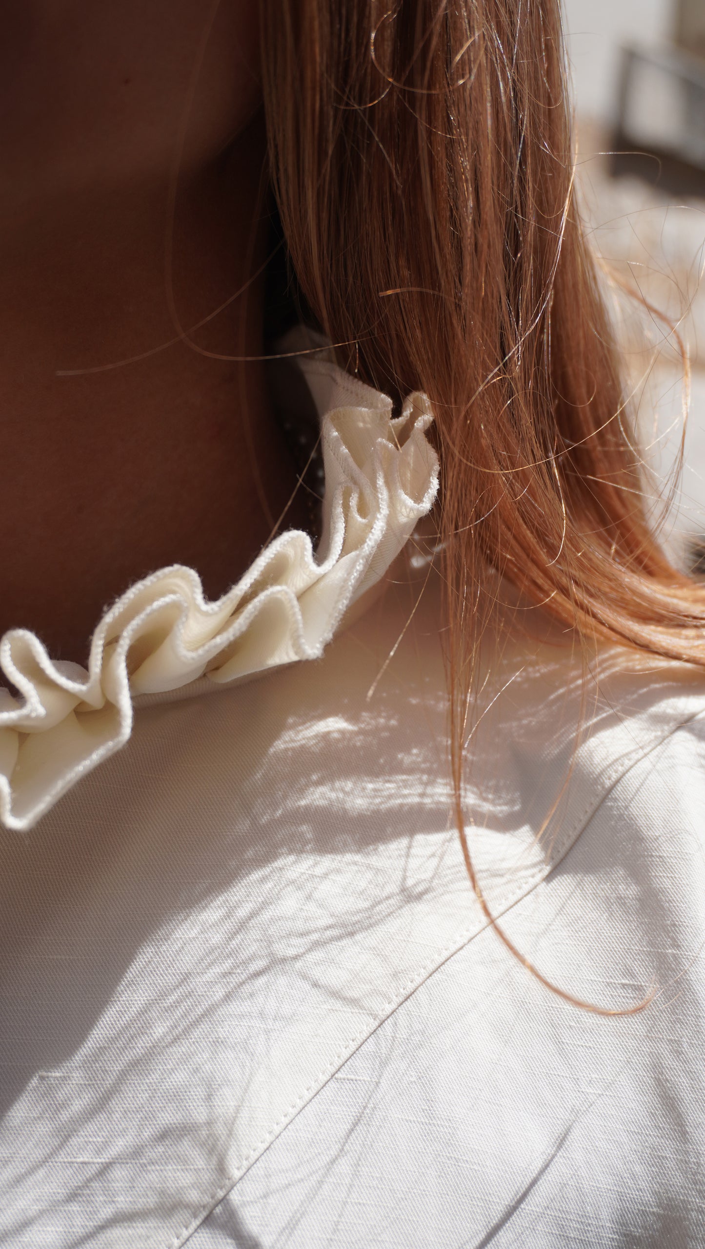 BLOUSE JOCKEY ÉCRUE
