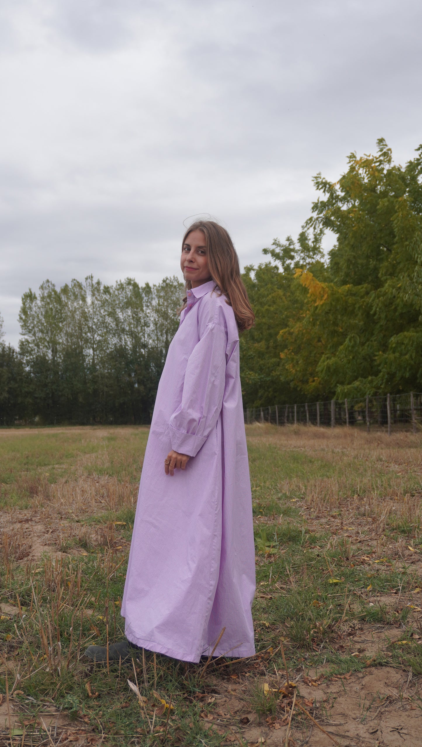 ROBE CHEMISE MUSCAT ROSE