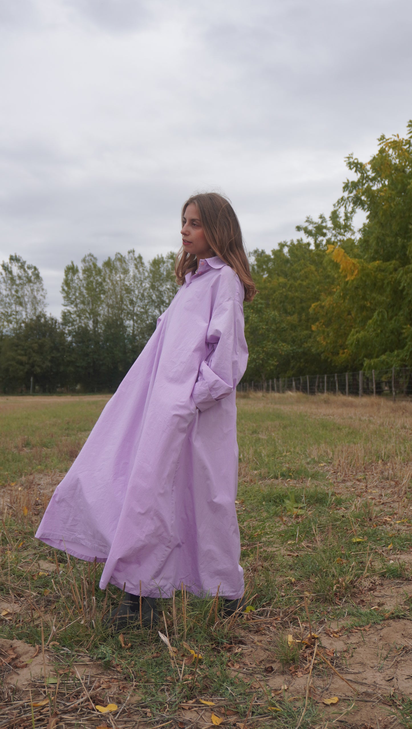 ROBE CHEMISE MUSCAT ROSE