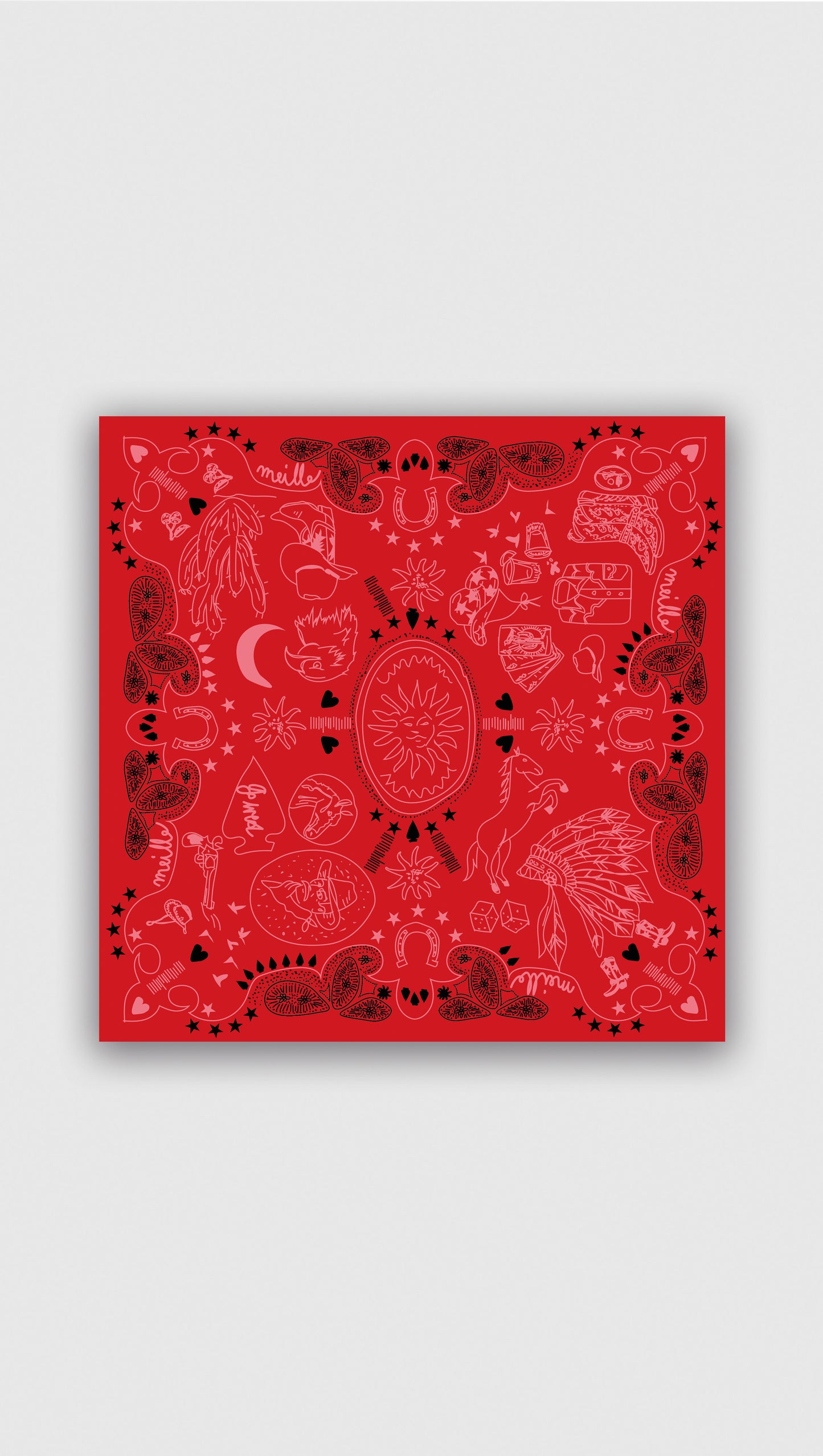 FOULARD SPIRIT ROUGE