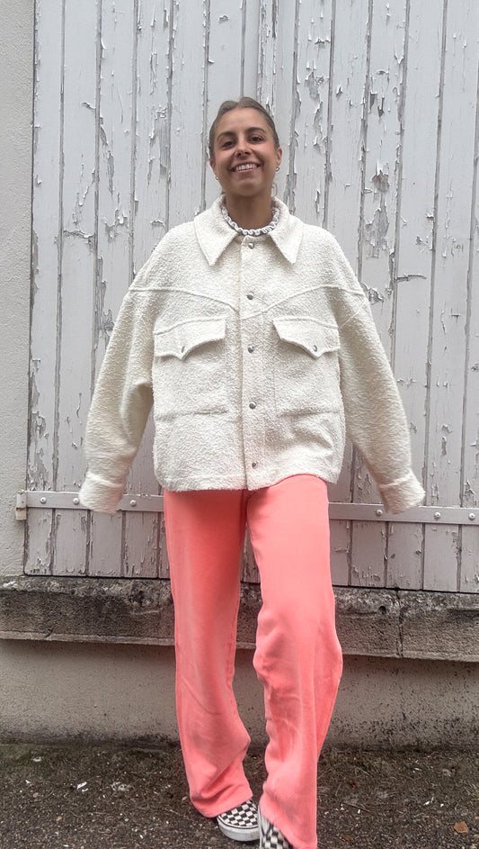 VESTE RUBIS BOUCLETTE