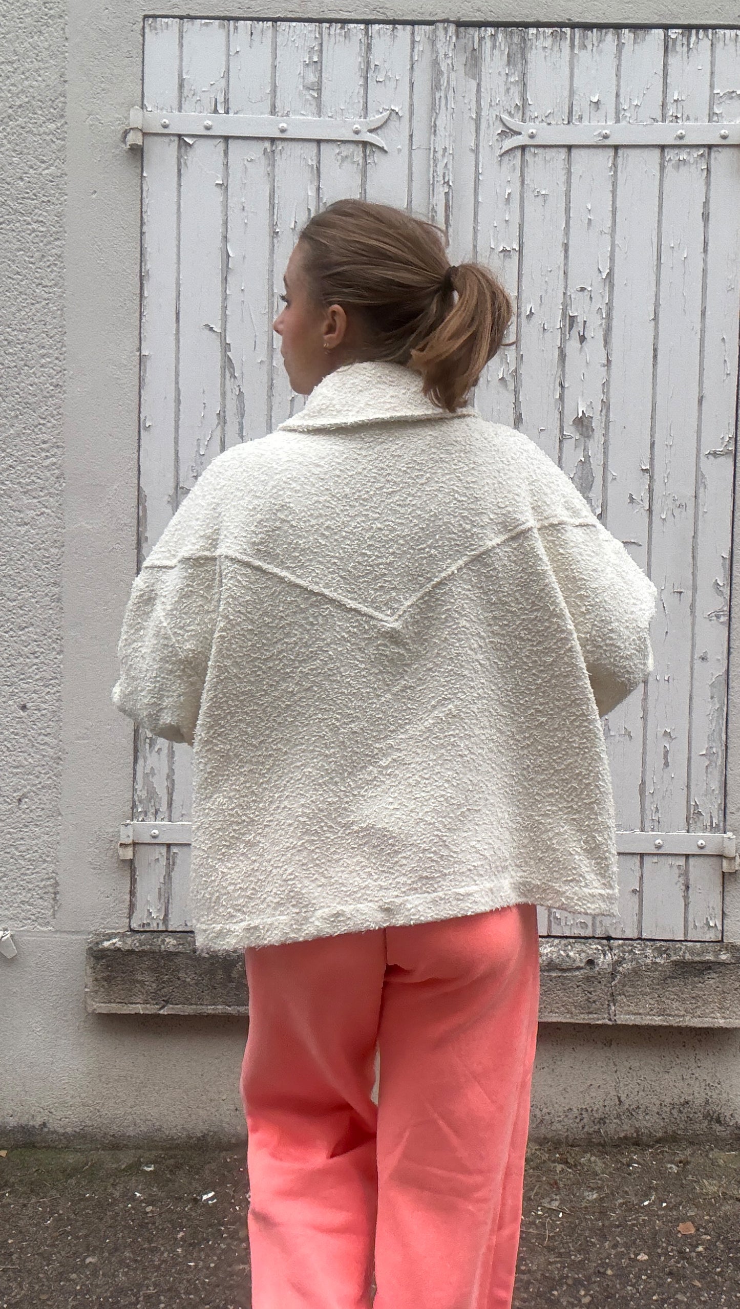 VESTE RUBIS BOUCLETTE