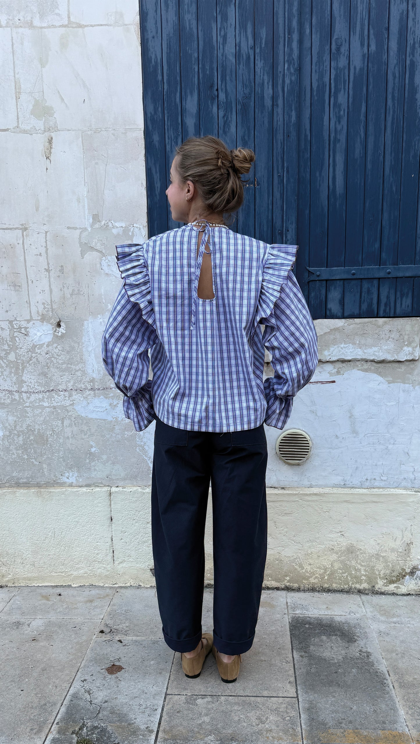 CHEMISIER VÉNUS CARREAUX