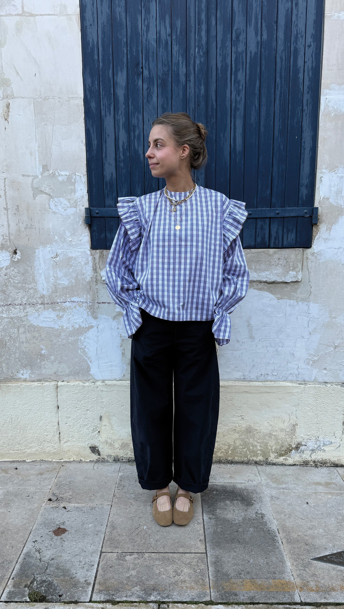 CHEMISIER VÉNUS CARREAUX