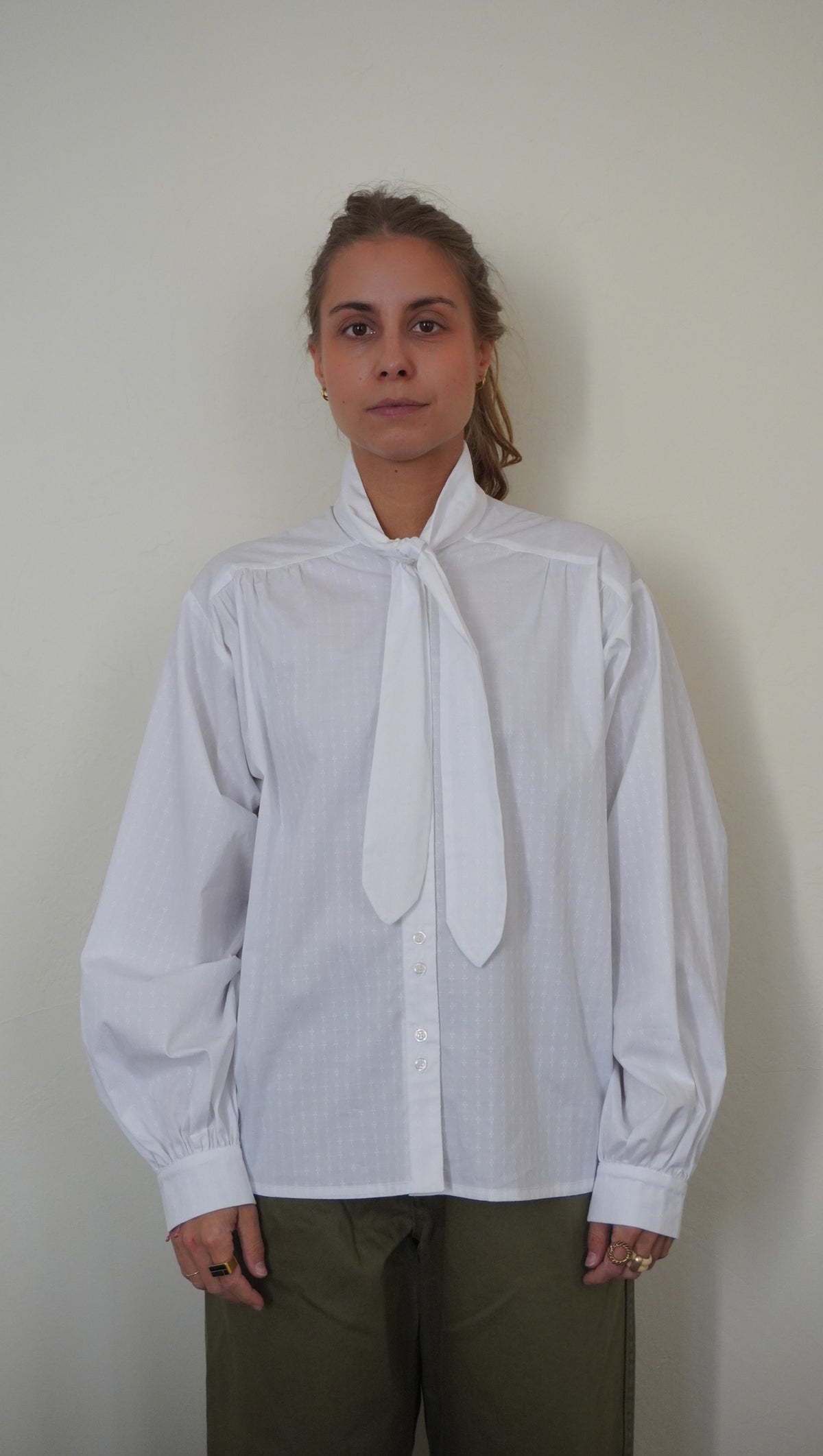 CHEMISIER ALPIN BLANC