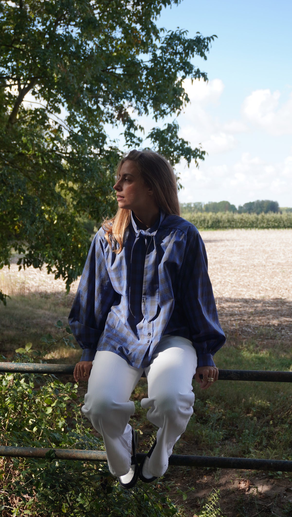 CHEMISIER ALPIN BLEU