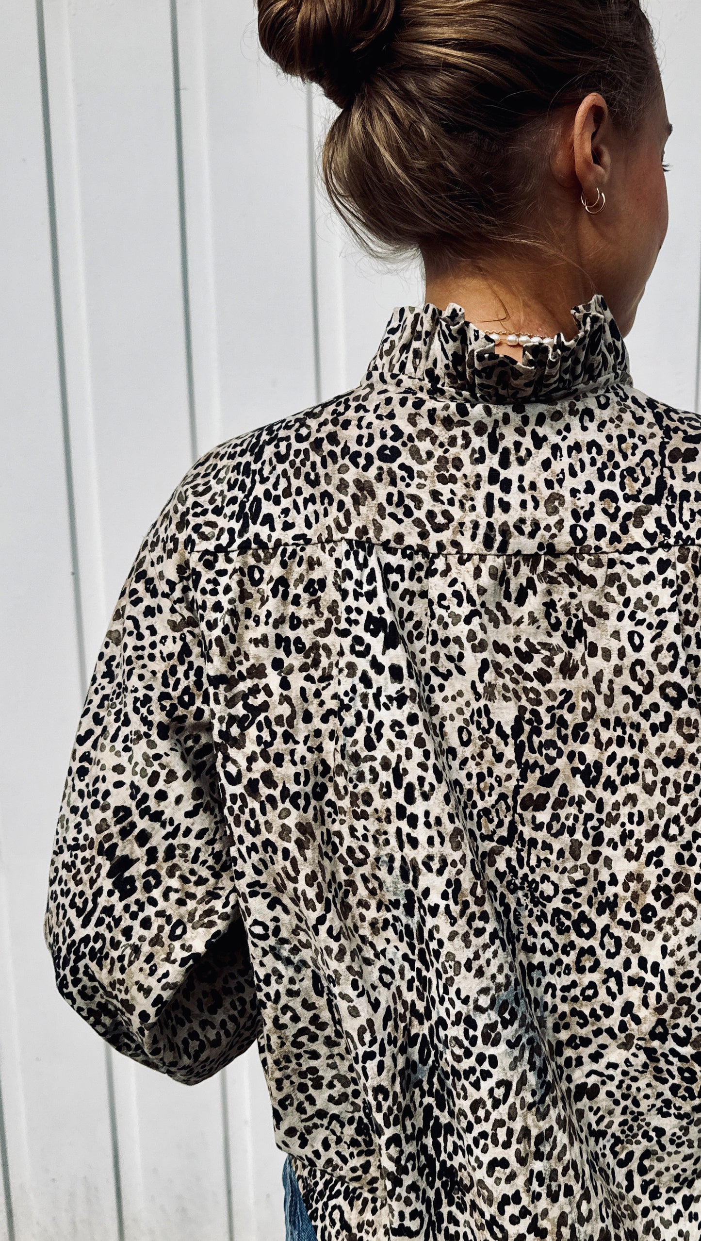 CHEMISIER FOLK LÉOPARD