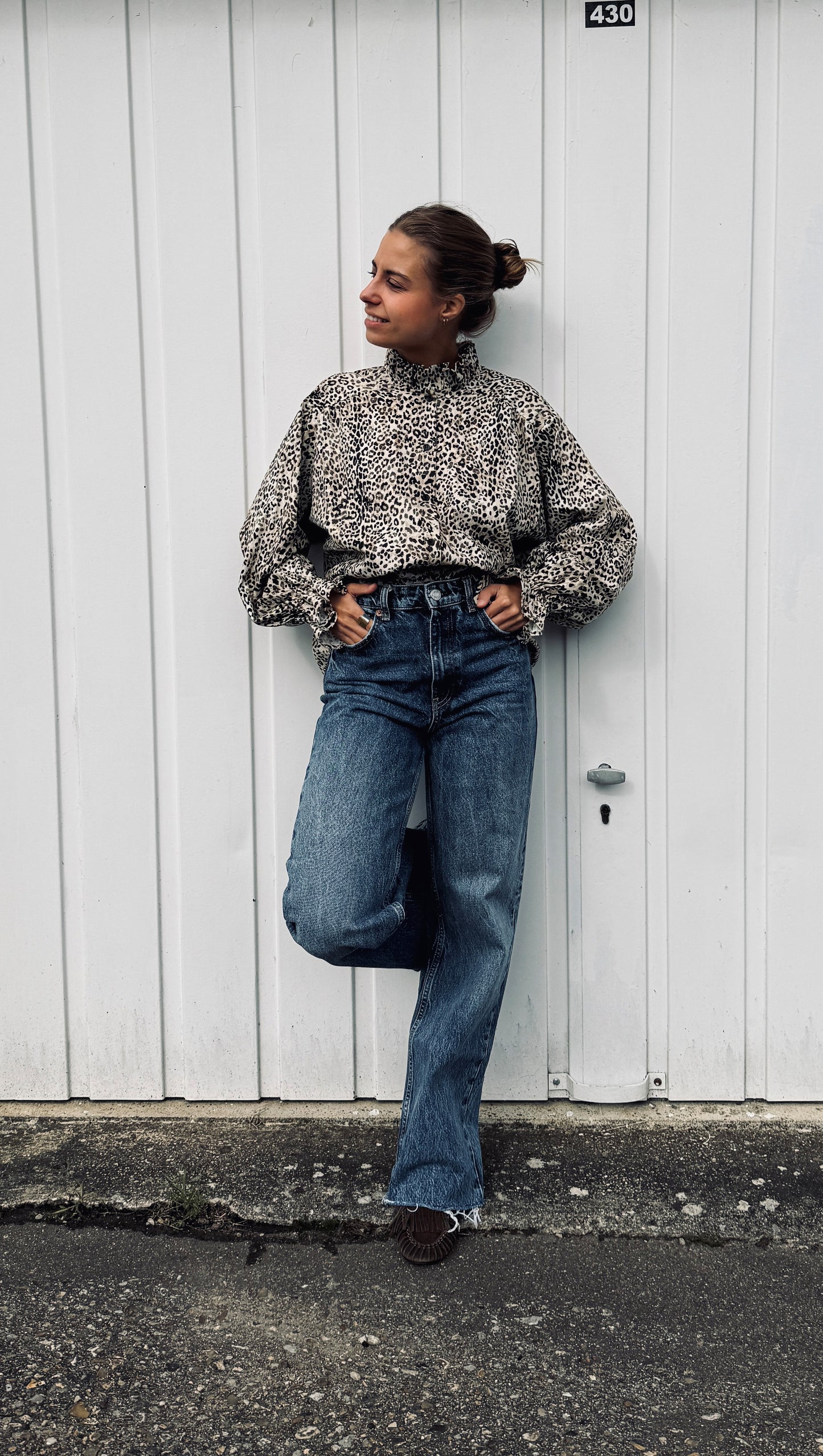 CHEMISIER FOLK LÉOPARD