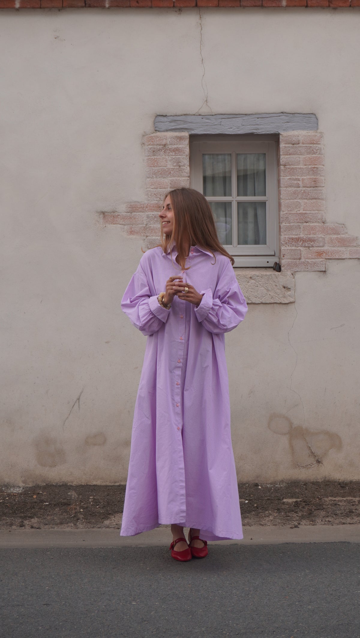 ROBE CHEMISE MUSCAT ROSE