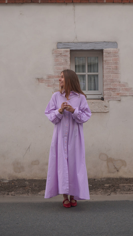 ROBE CHEMISE MUSCAT ROSE