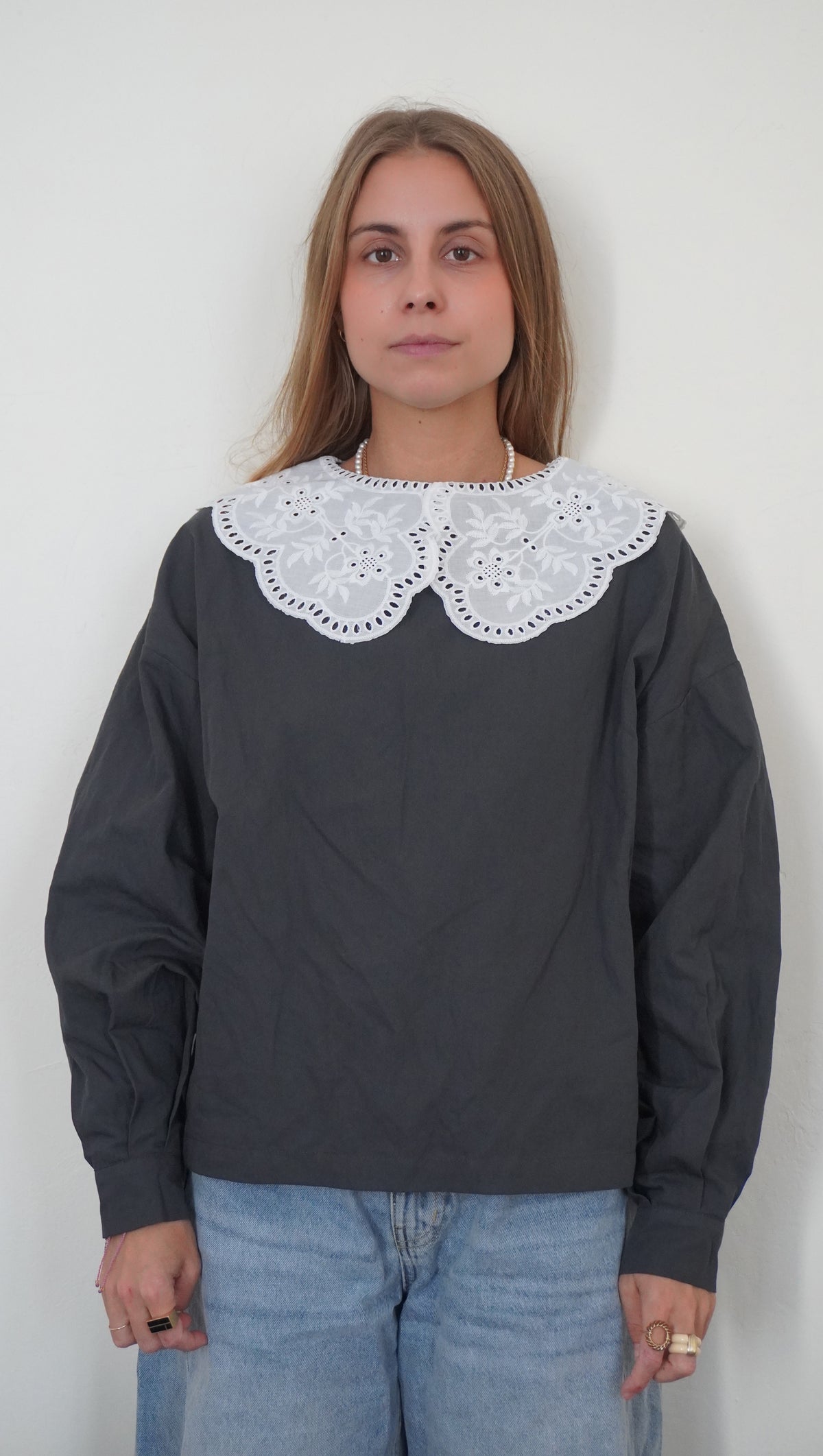 BLOUSE PIN DENTELLE