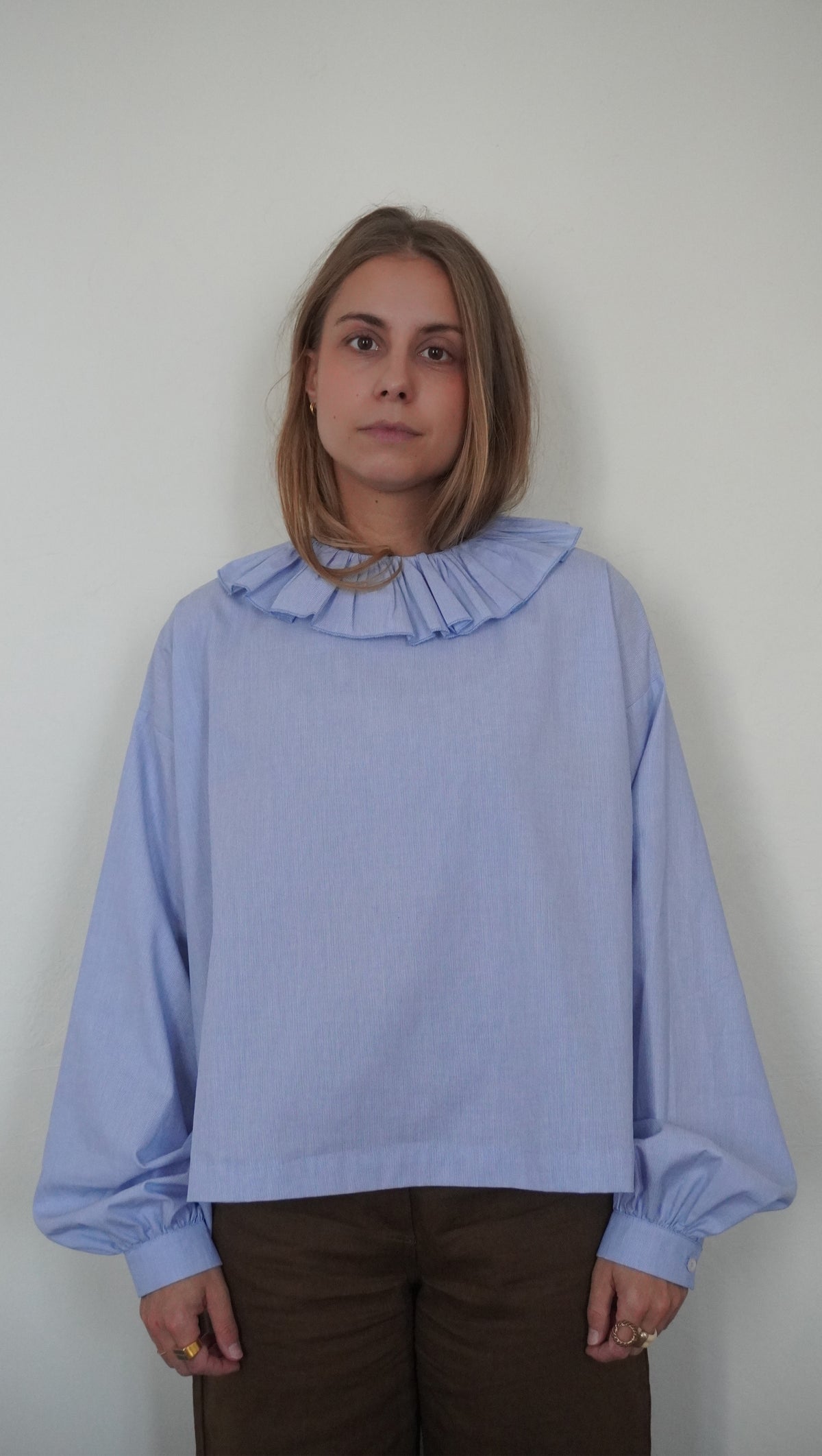 CHEMISIER ROSÉE BLEU