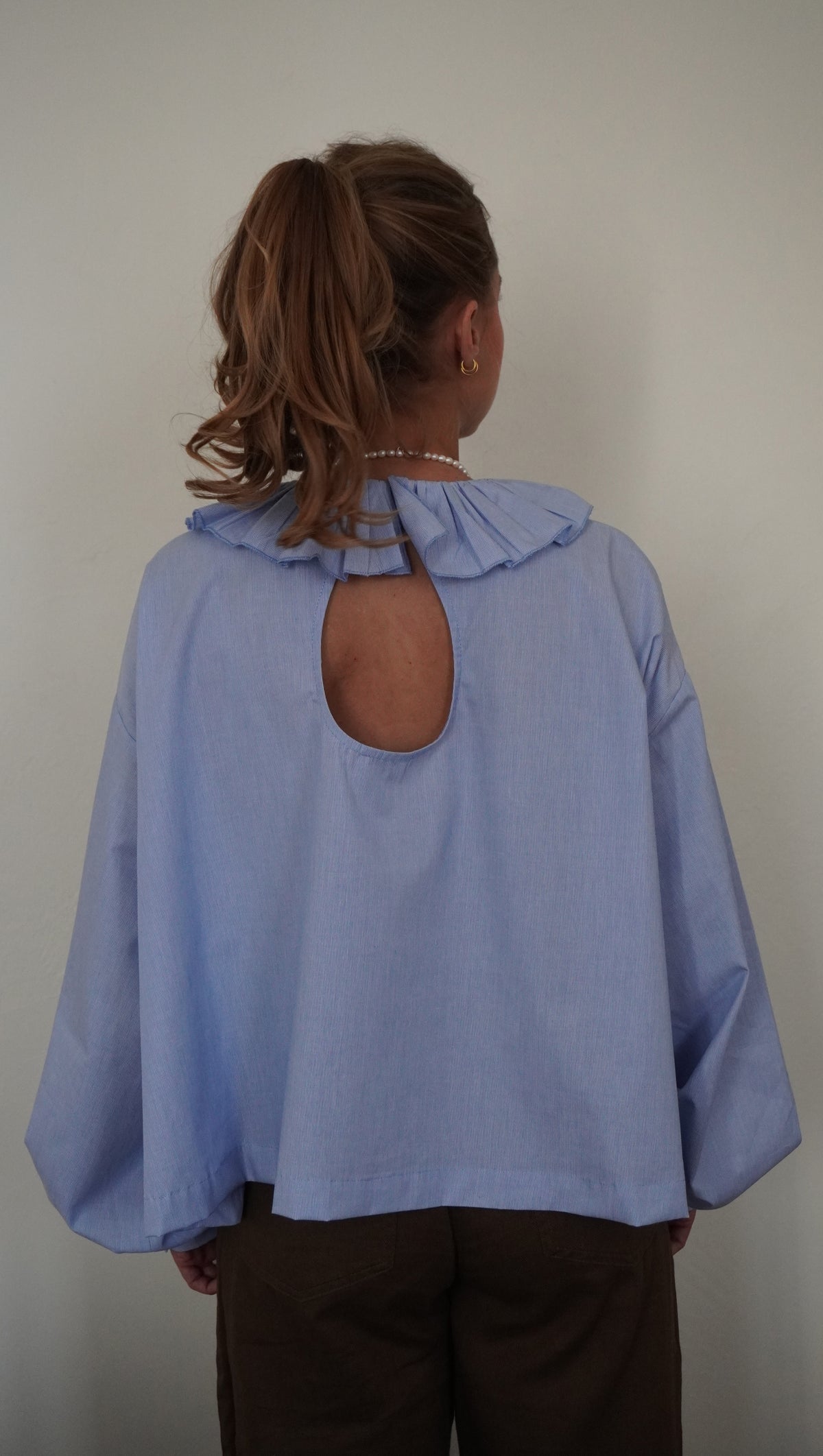 CHEMISIER ROSÉE BLEU